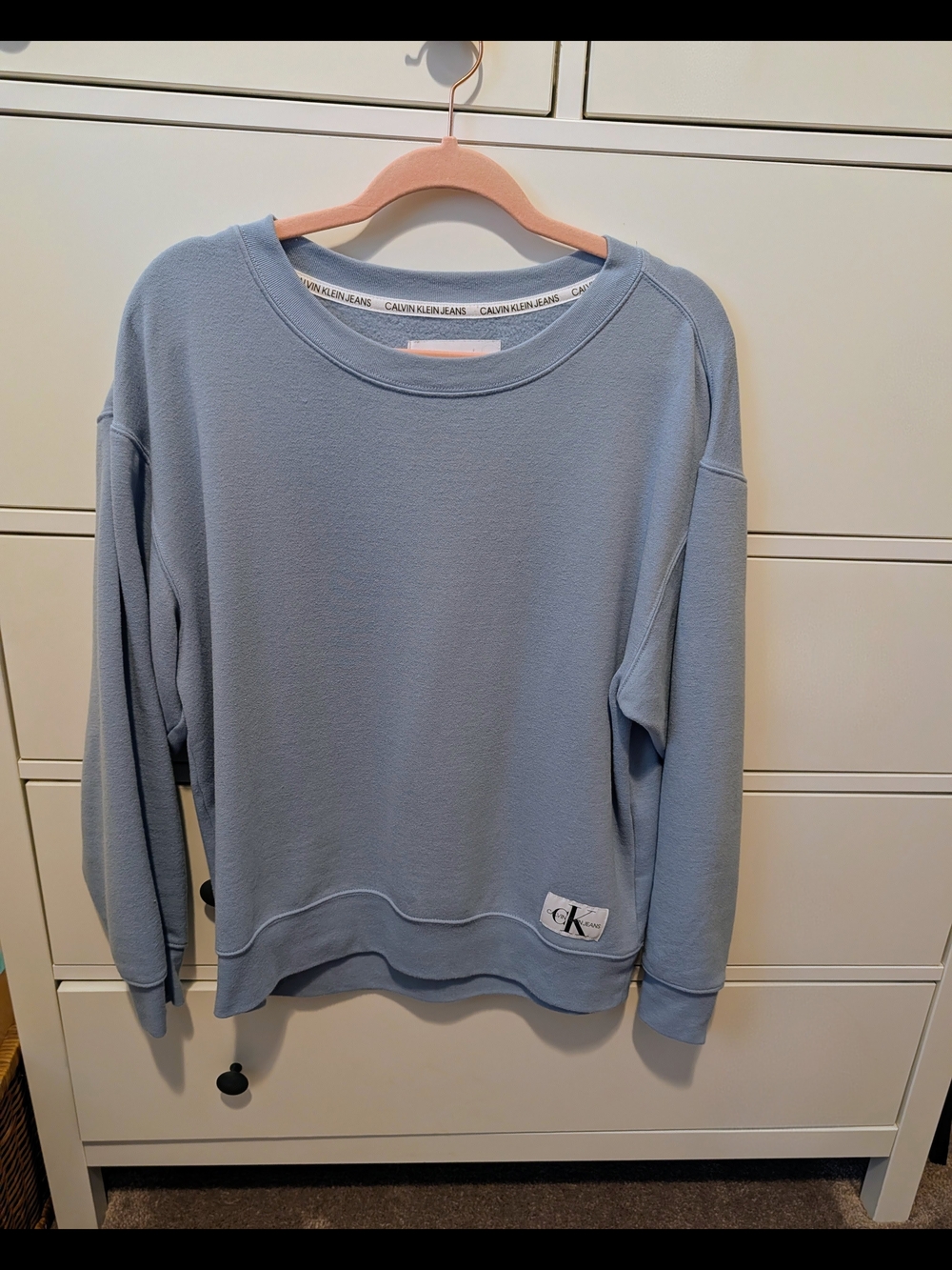 Calvin Klein Jeans Pale Blue Crewneck Sweatshirt